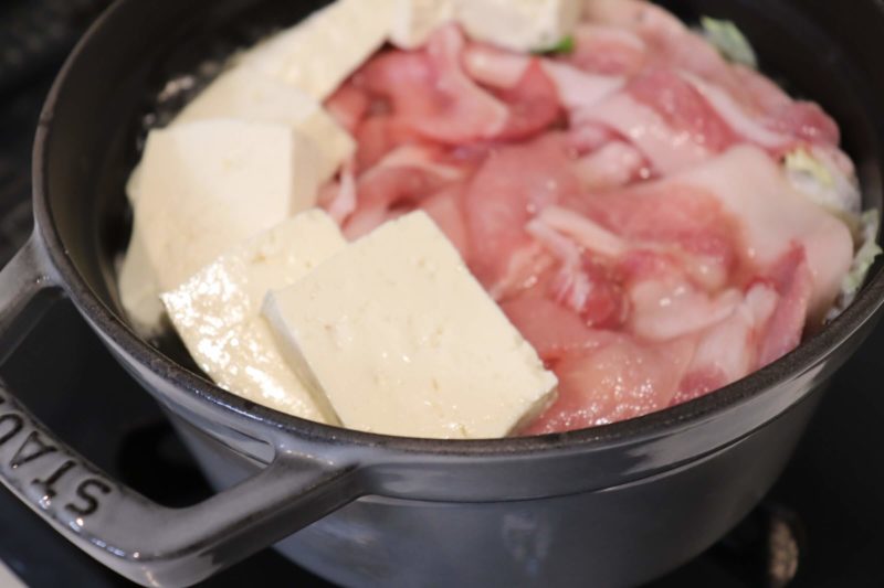 「トロトロきのこ鍋」の作り方