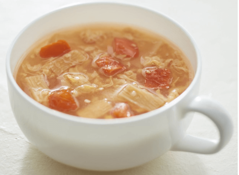 竹脇まりなさんおすすめ 無印良品 低カロリースープ 第2位｜トマトの酸辣湯