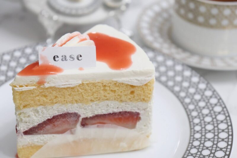 patisserie ease（パティスリー イーズ）＠日本橋｜和三盆のショートケーキ
