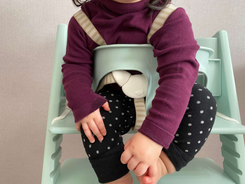 【ストッケ トリップトラップ用ハーネス】赤ちゃん椅子落下防止ベルト 使用レビュー（効果や使い方など）