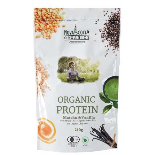 Nova Scotia Organics オーガニックプロテイン 抹茶&バニラ