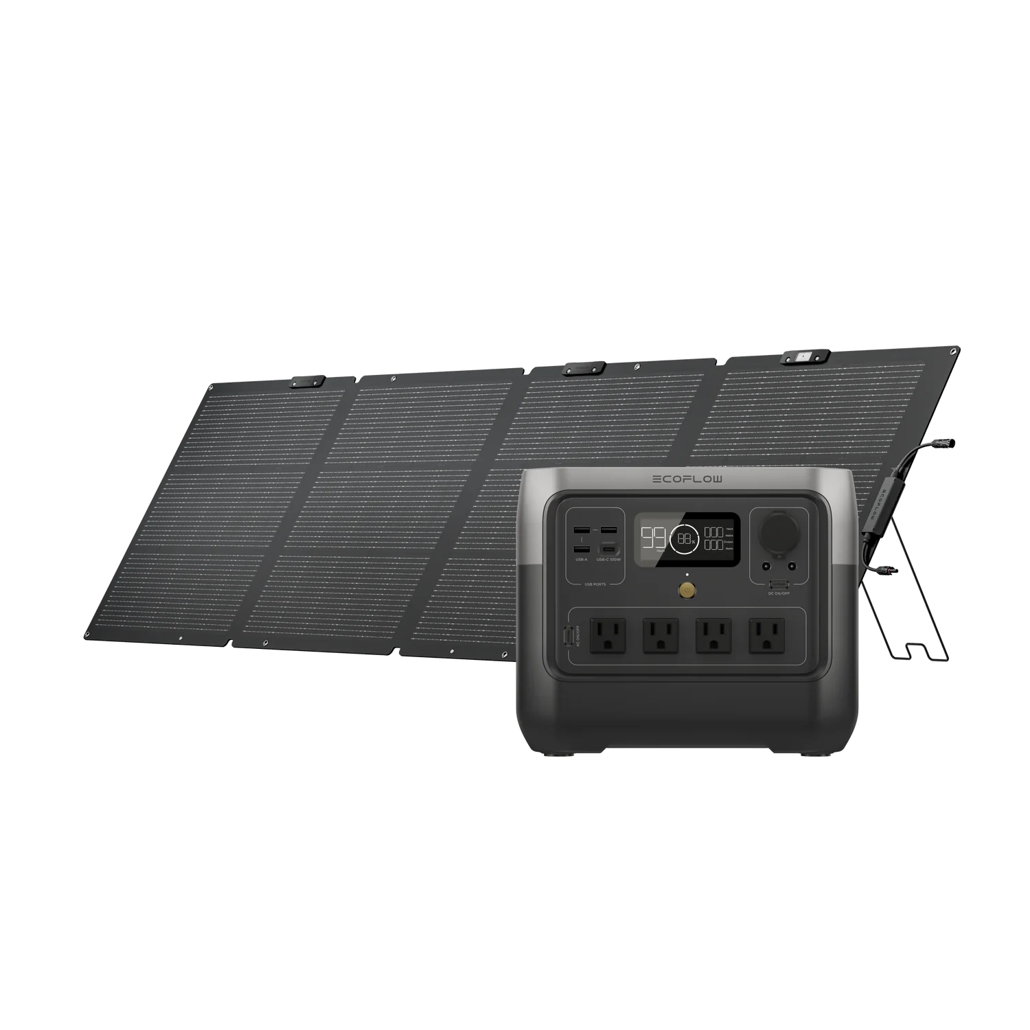 EcoFlow  ポータブル電源ソーラーパネルセット